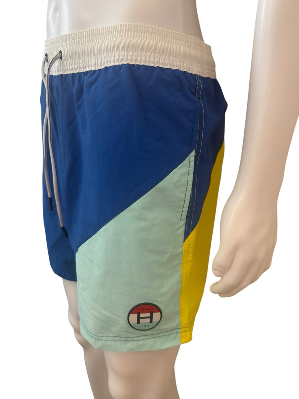 TOMMY HILFIGER Retro Swim Trunks Lined Boardshorts Mens